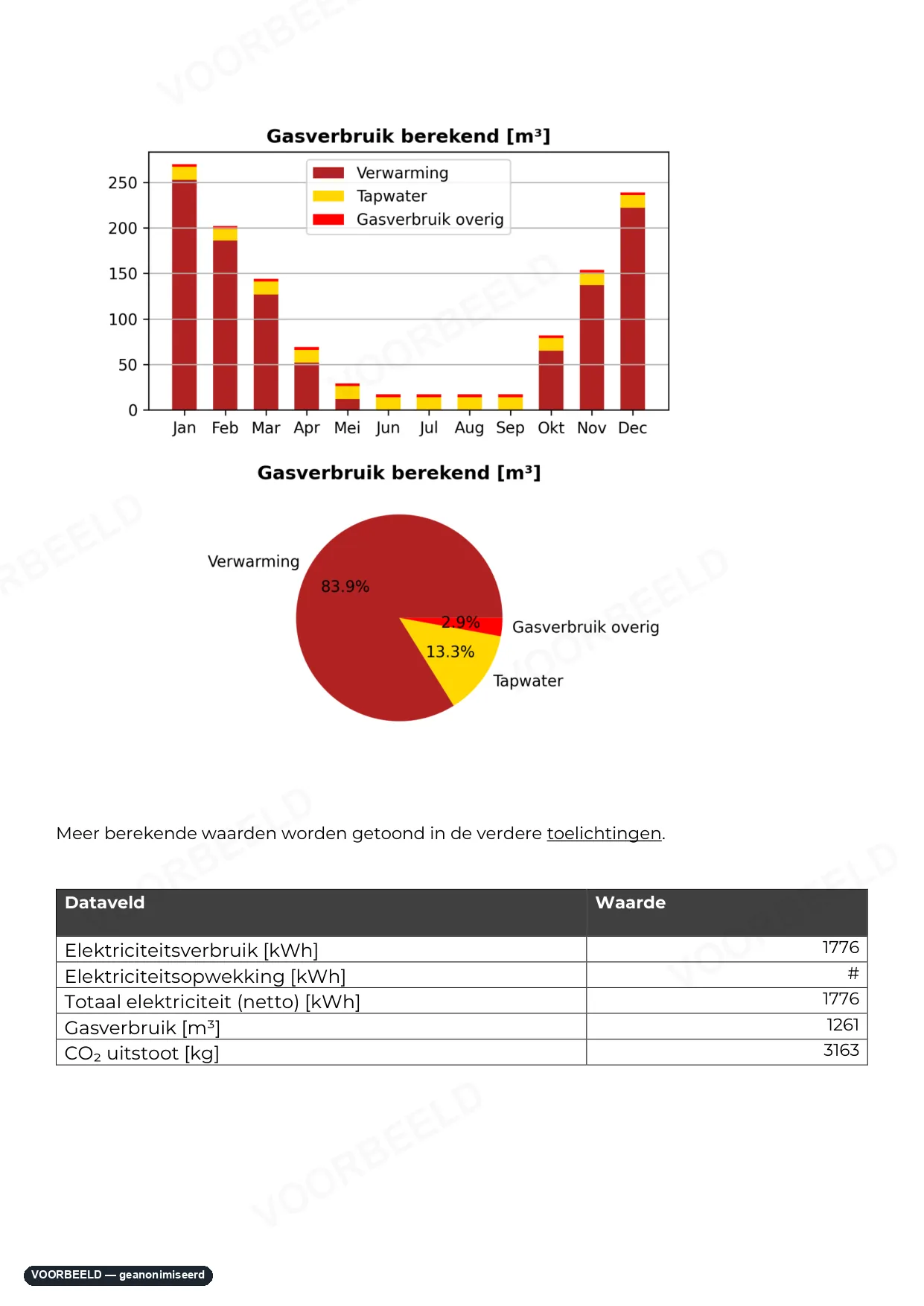 Optimalisatierapport — pagina 9 van 33, geanonimiseerd voorbeeld