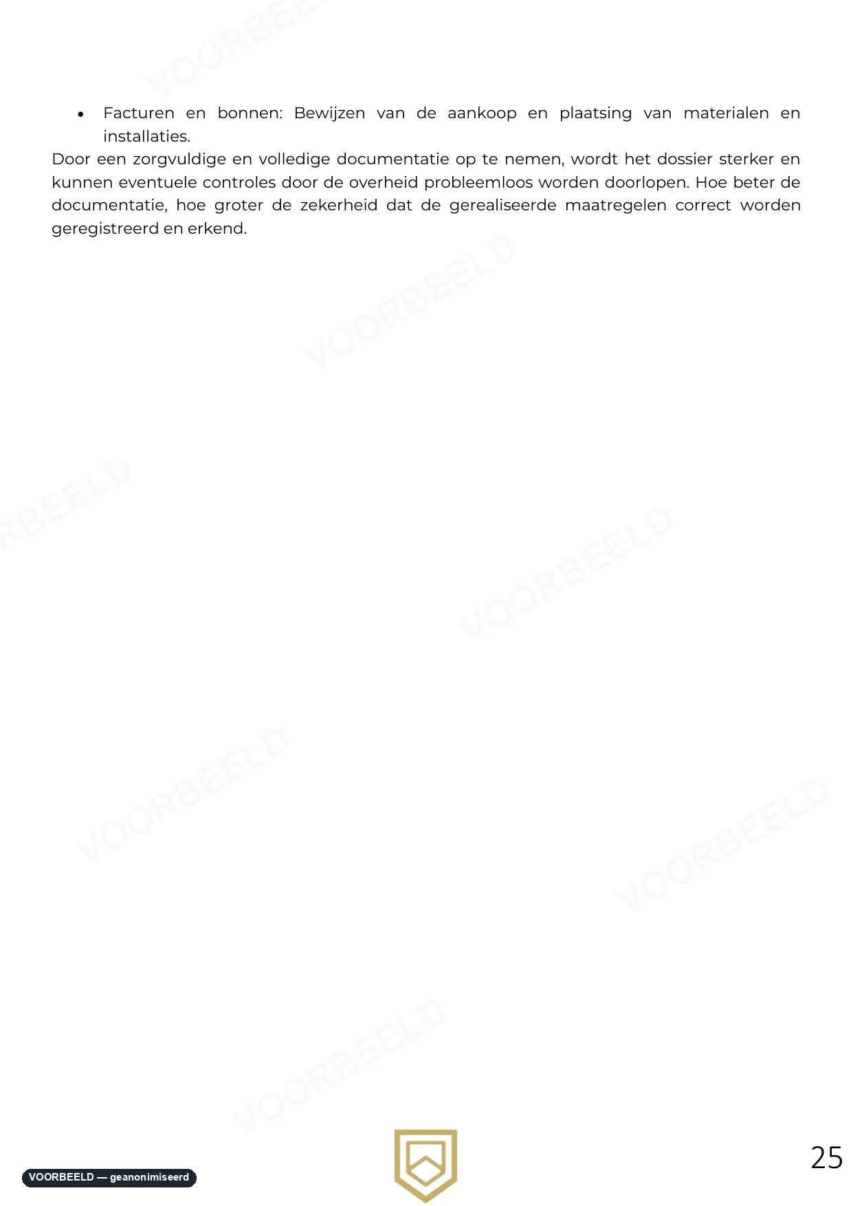 Optimalisatierapport — pagina 24 van 33, geanonimiseerd voorbeeld